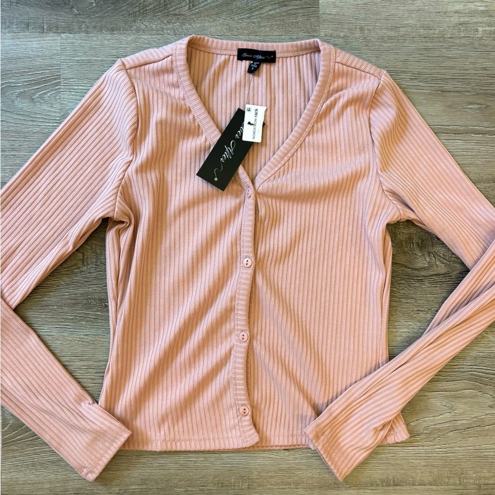 Ever After Pink Cardigan Small NWT
